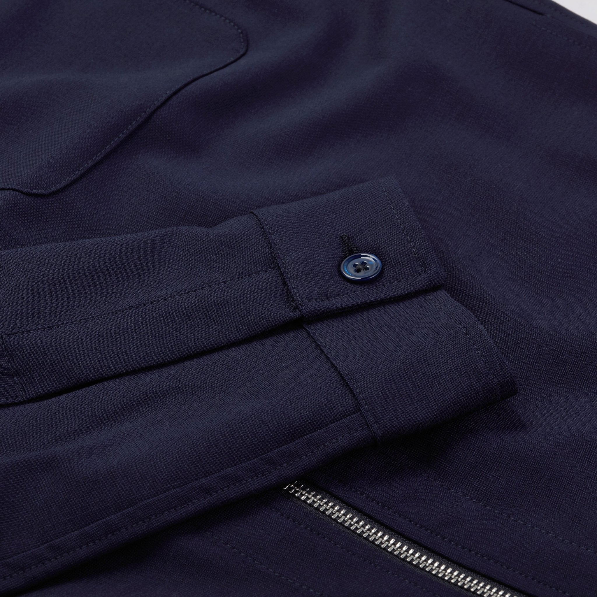 Urus 2 Way Zip Wool Overshirt - Adda River