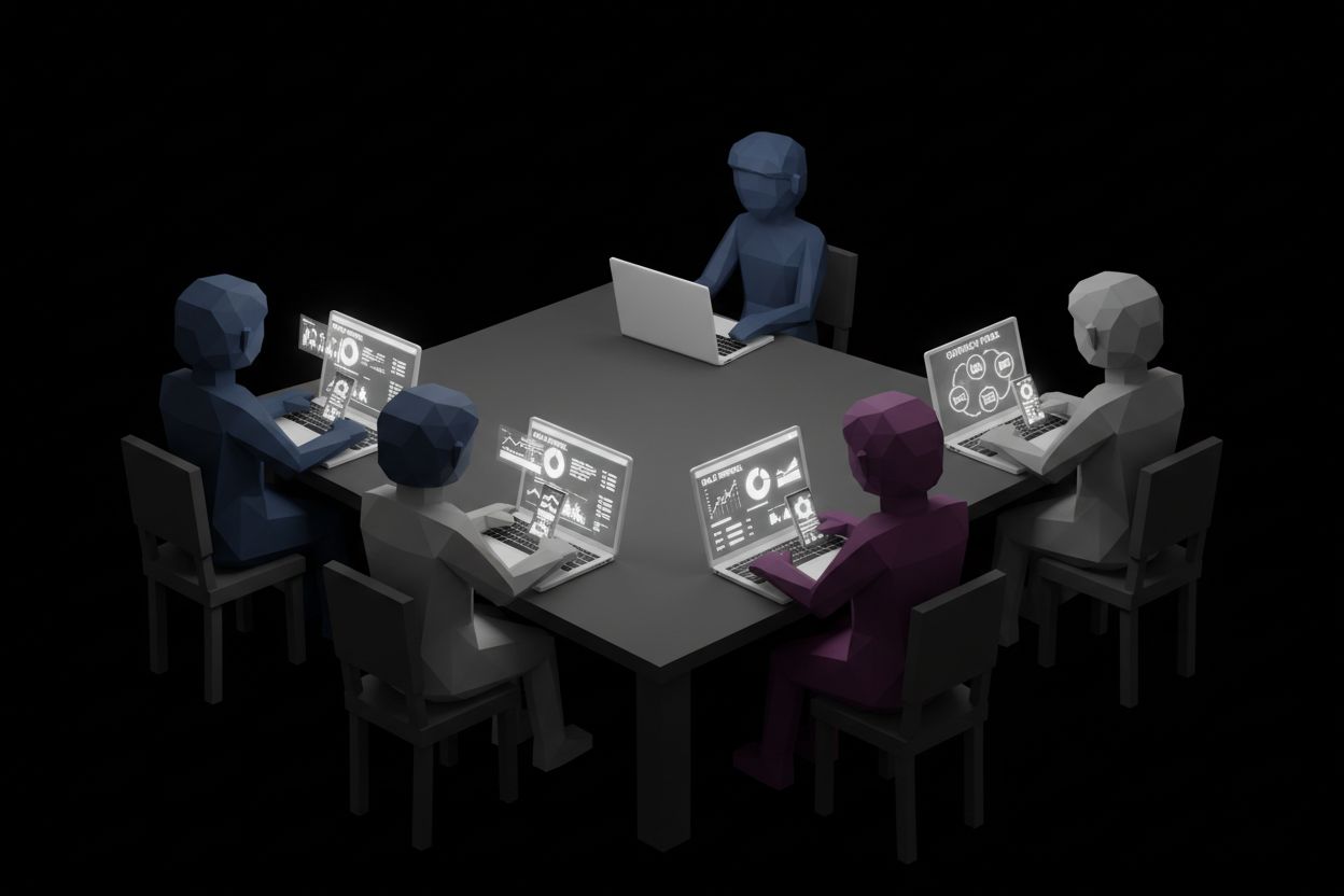 Sales team using CRM and outreach tools