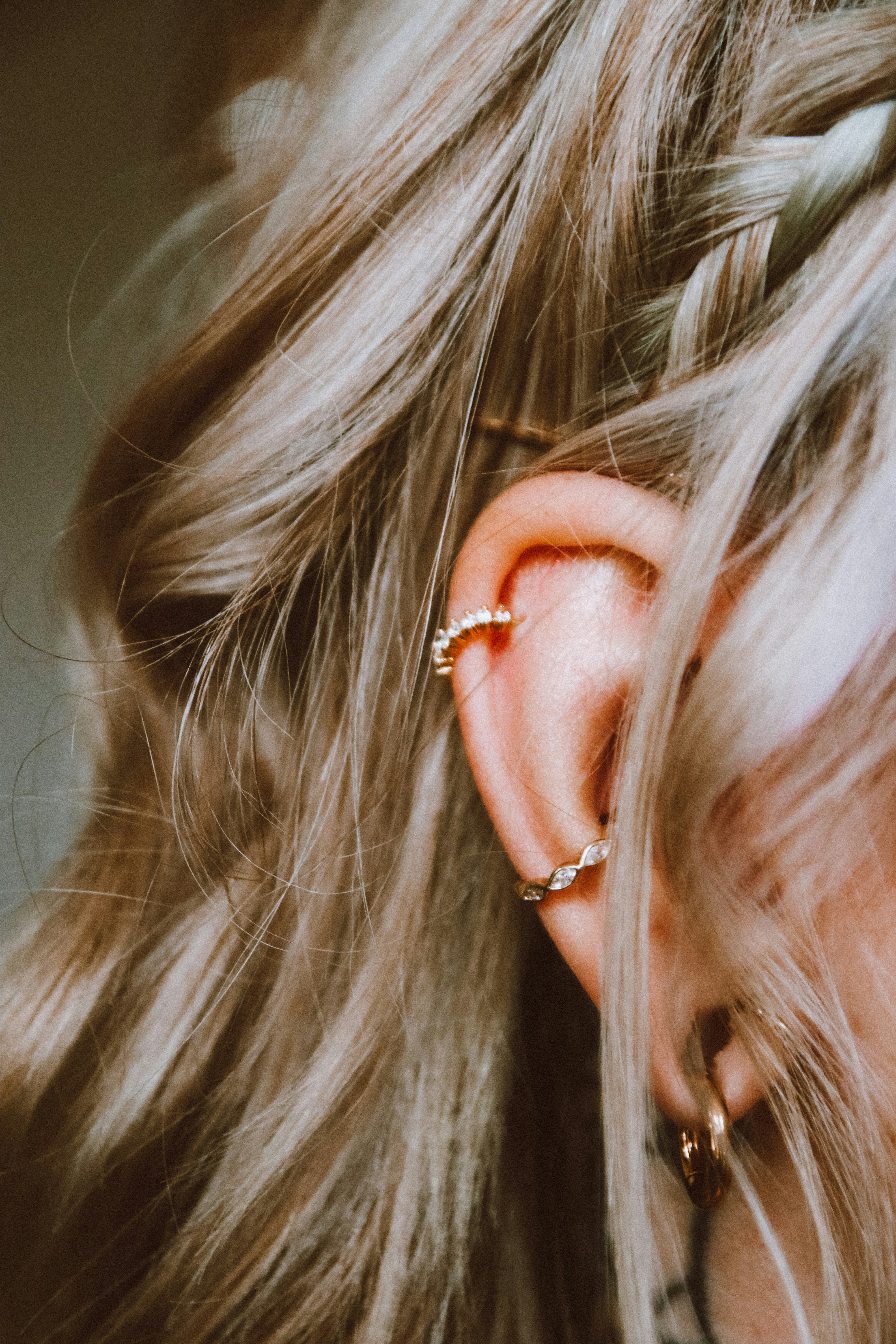 a person with the tongue out