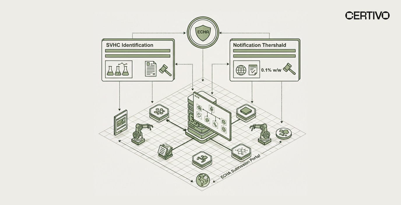 SVHC notification requirements ECHA compliance workflow diagram