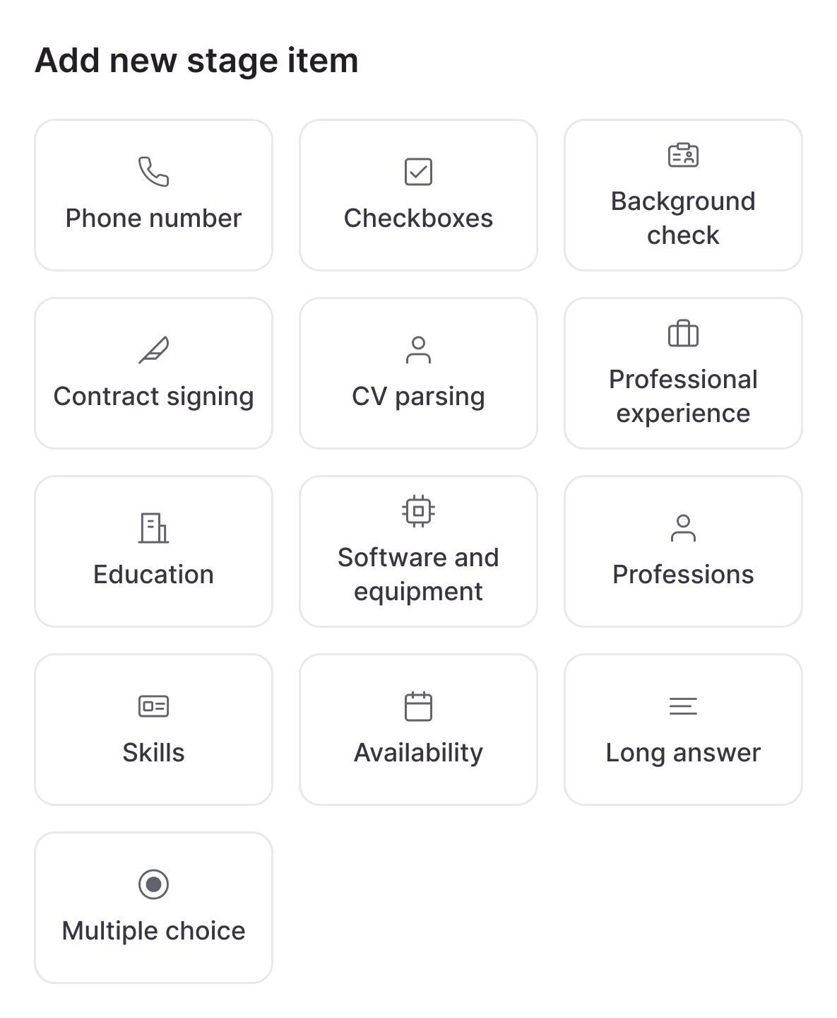 Customize your CV and add elements for your talents