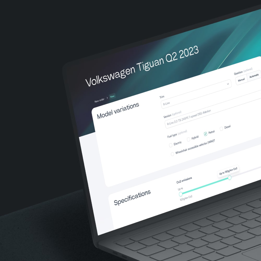Onboarding screen for the Accident Guardian feature, showing white serif text over an aerial night photograph of a lone car on a motorway, with a Skip link in the top right corner.