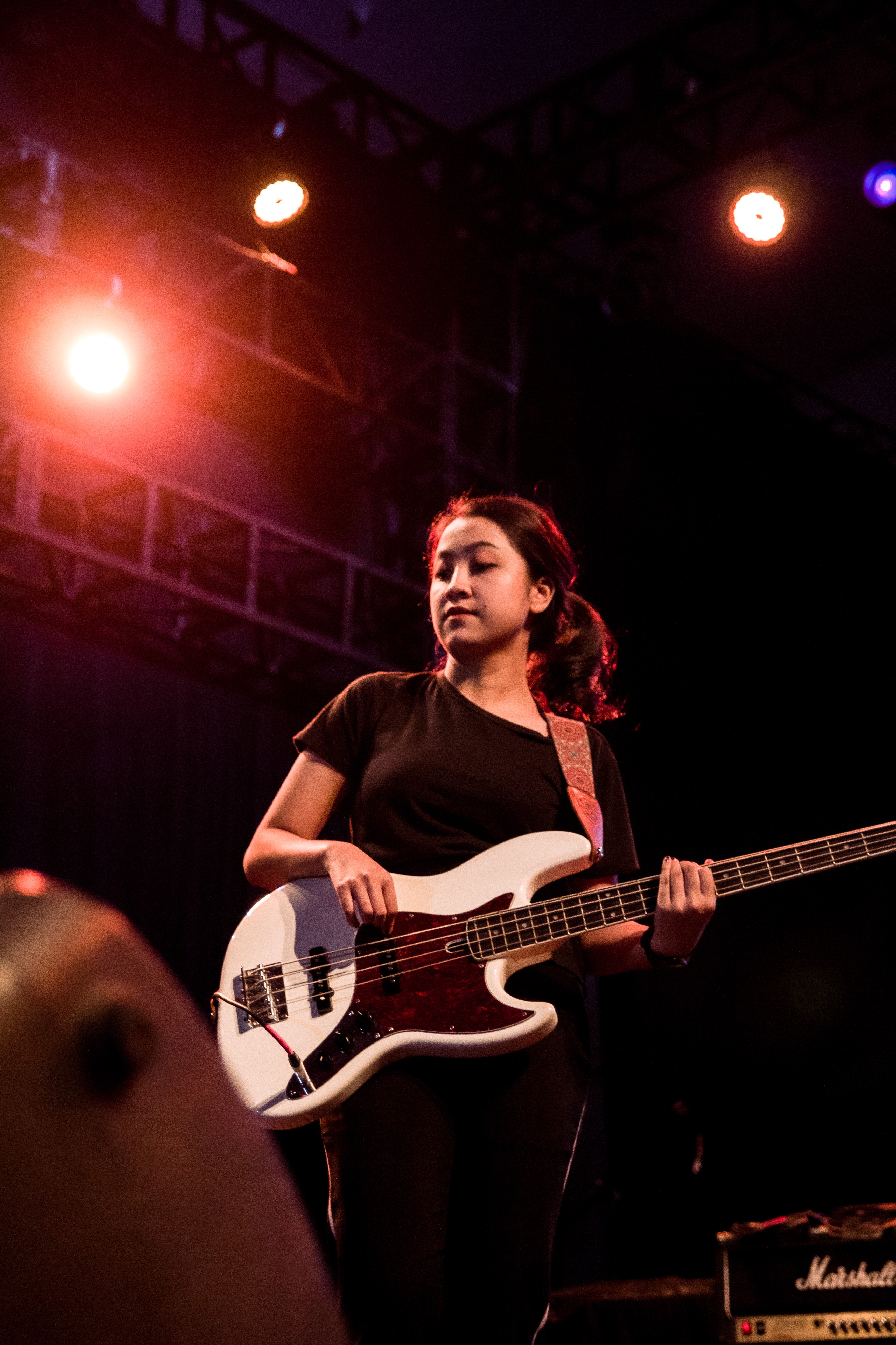 Bassist of Layung Temaram, Perform at Road to Soundrenaline Surabaya