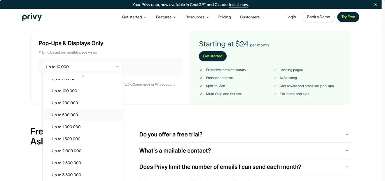privy-pricing-options