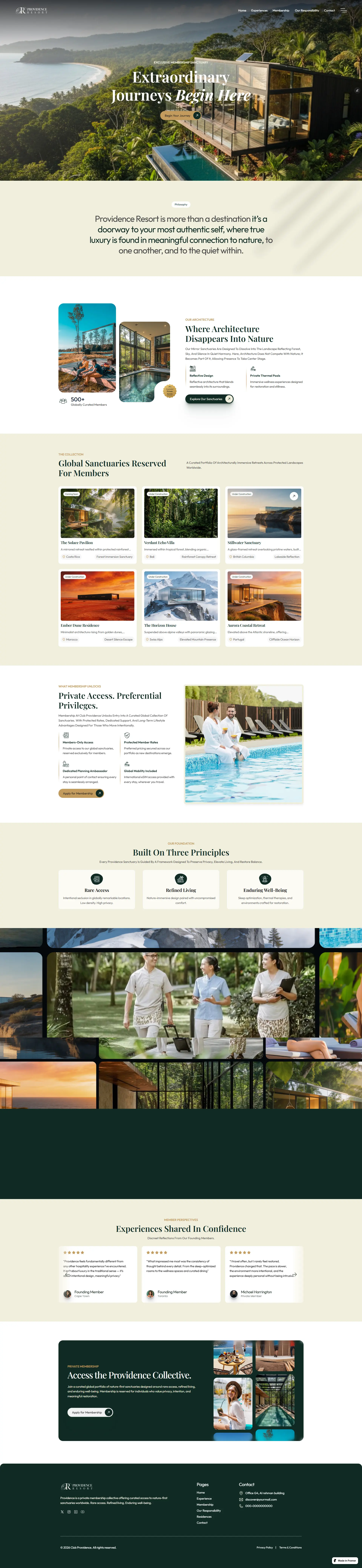 Resort Website