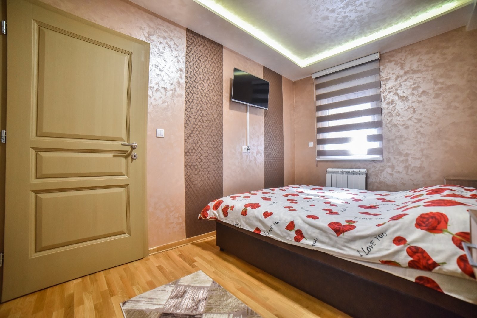 Slika spavace sobe apartmana Lane VIP