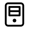 Icon of a document or file, representing updates or upgrades to high-performance computing systems