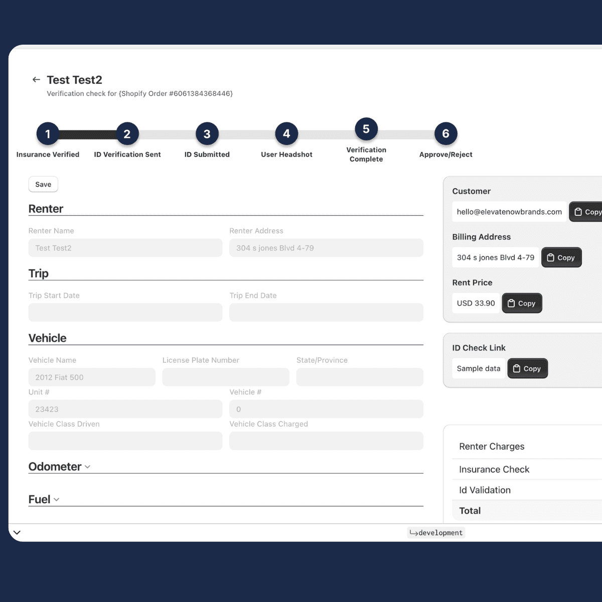 Preview of the AI Writer of the FlowCRM app