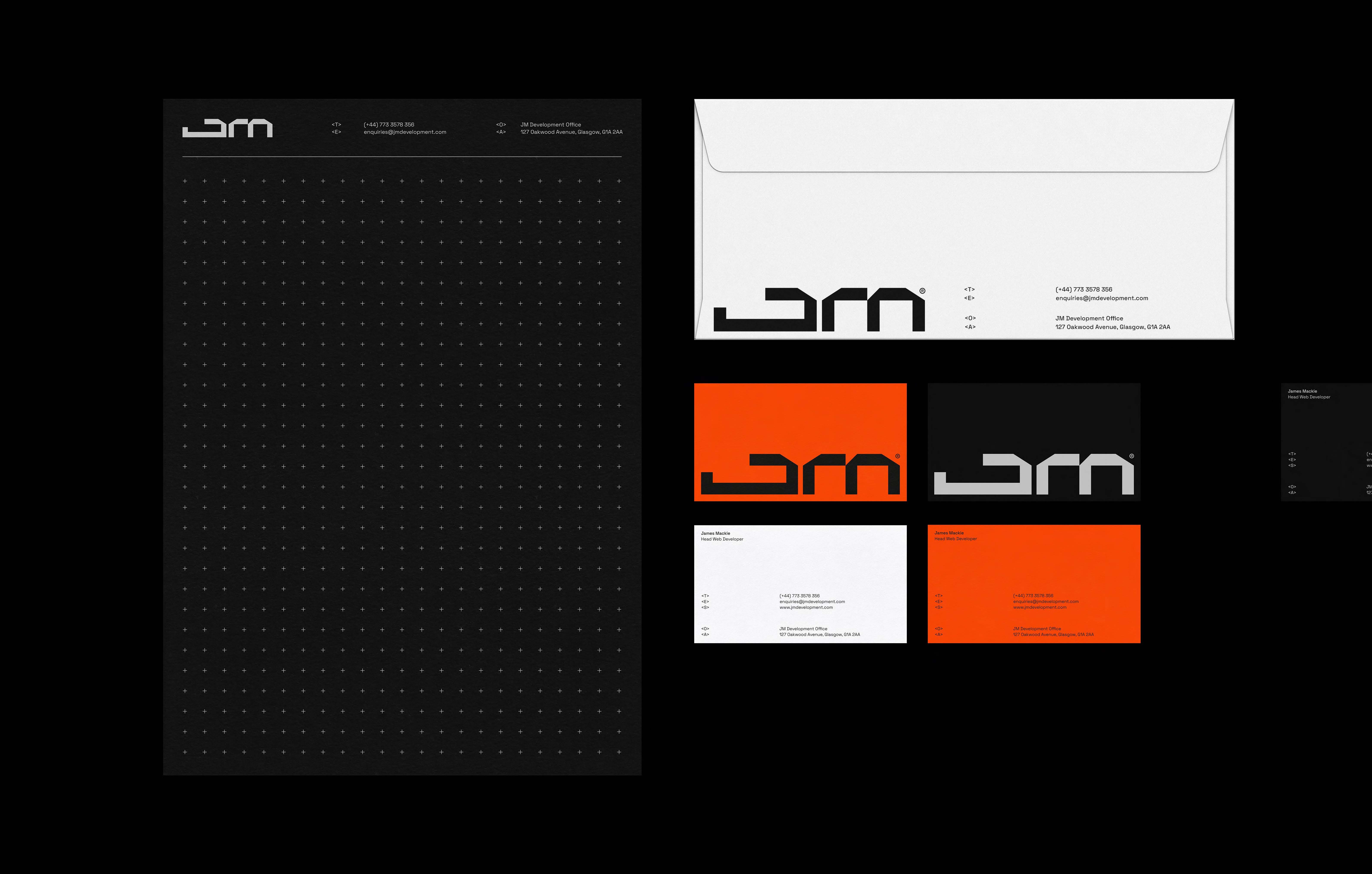Brand Identity - Document and stationarydesign for web developer