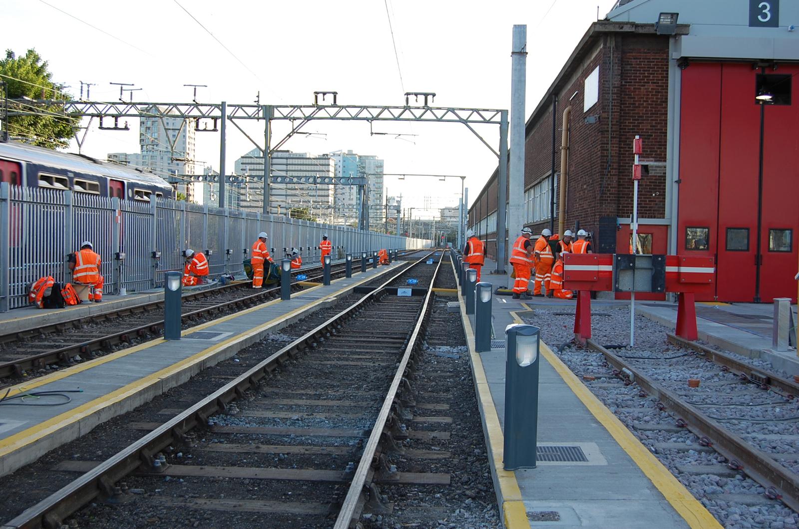 An electrical rail project completed by DPH