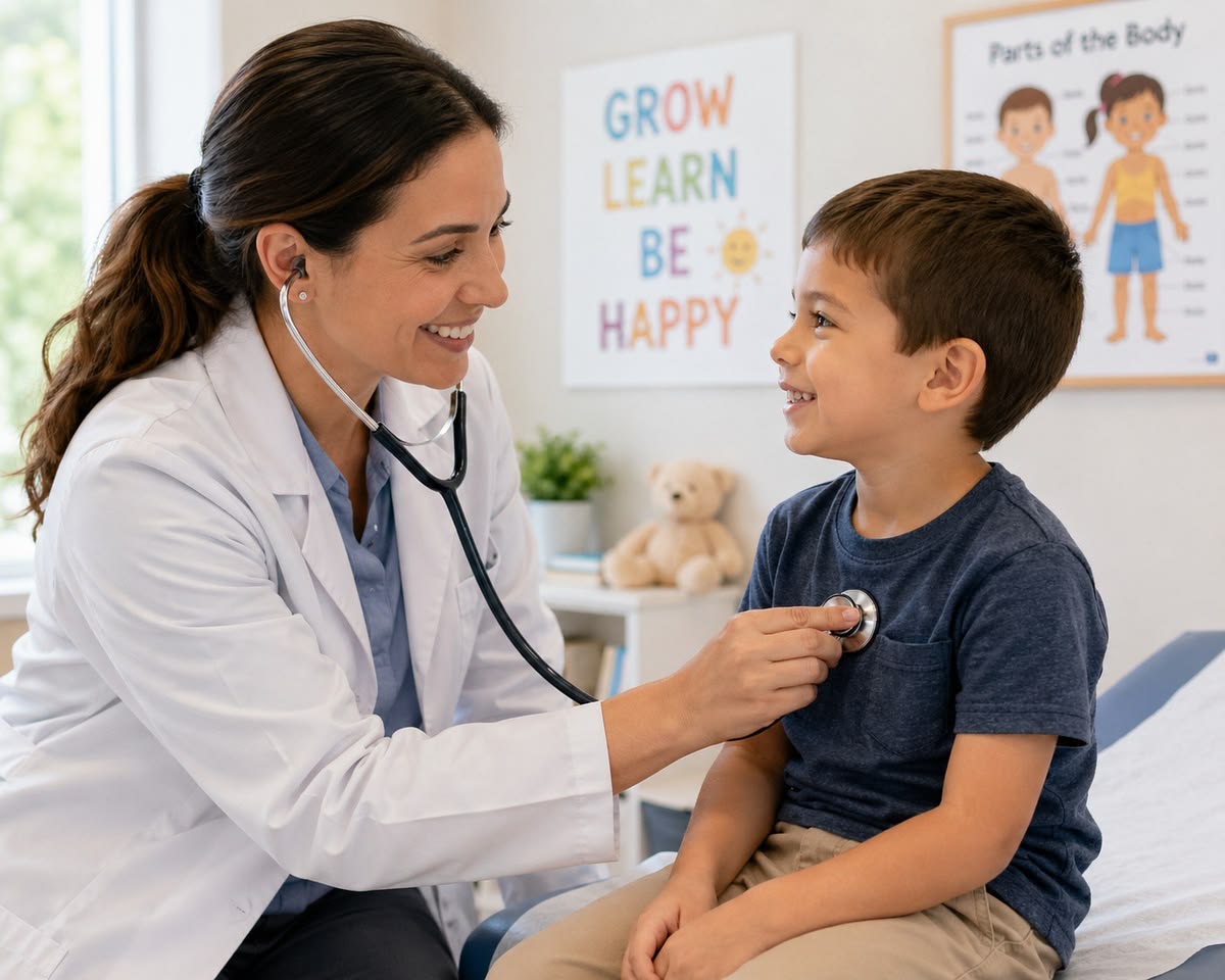 Child Specialist specialist consulting with a patient