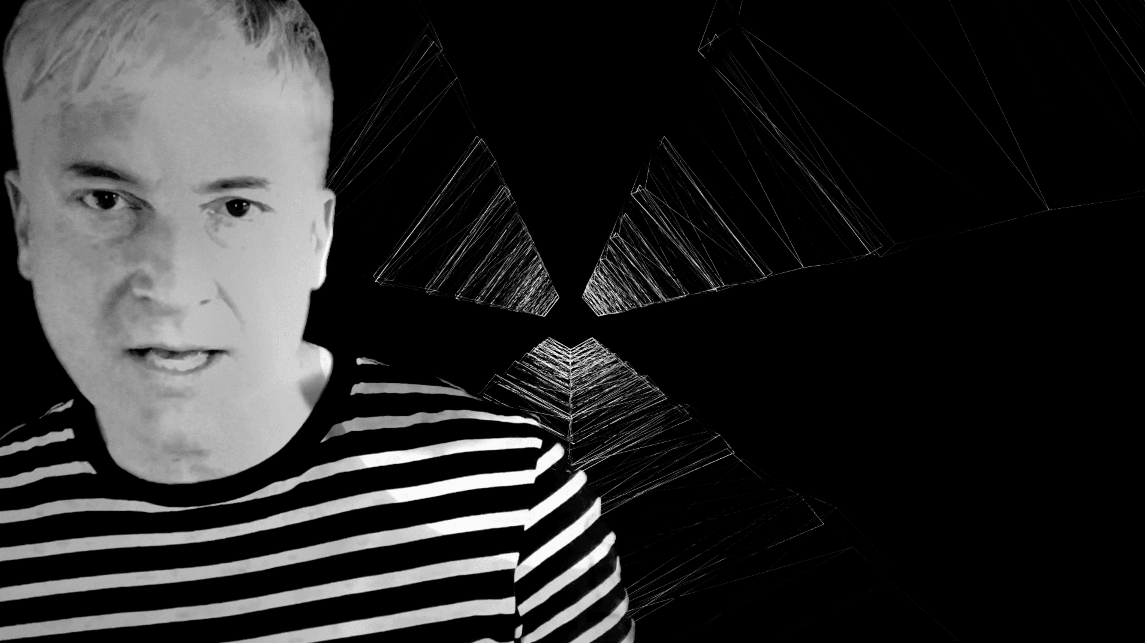 a man holding a cocktail