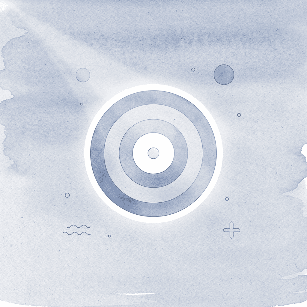 Target icon representing focus and commitment to one curriculum