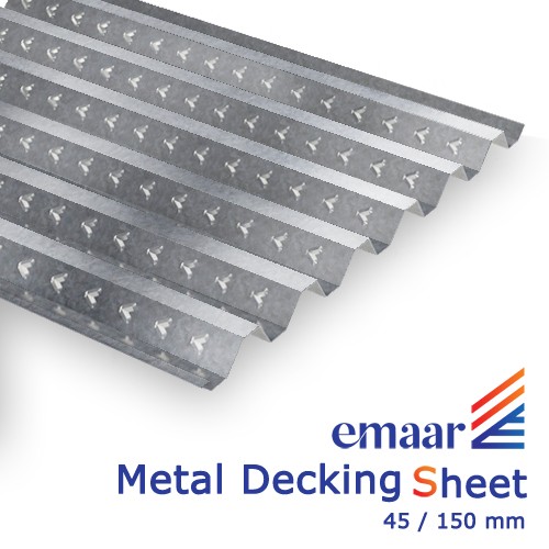 Metal Decking Sheet 45 / 150 mm