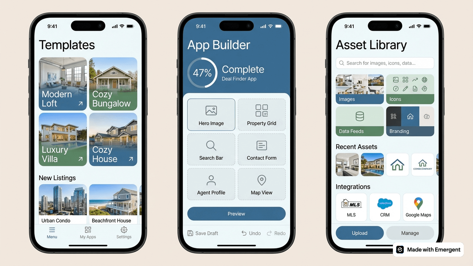 Deal Finder Real Estate App Made With Emergent