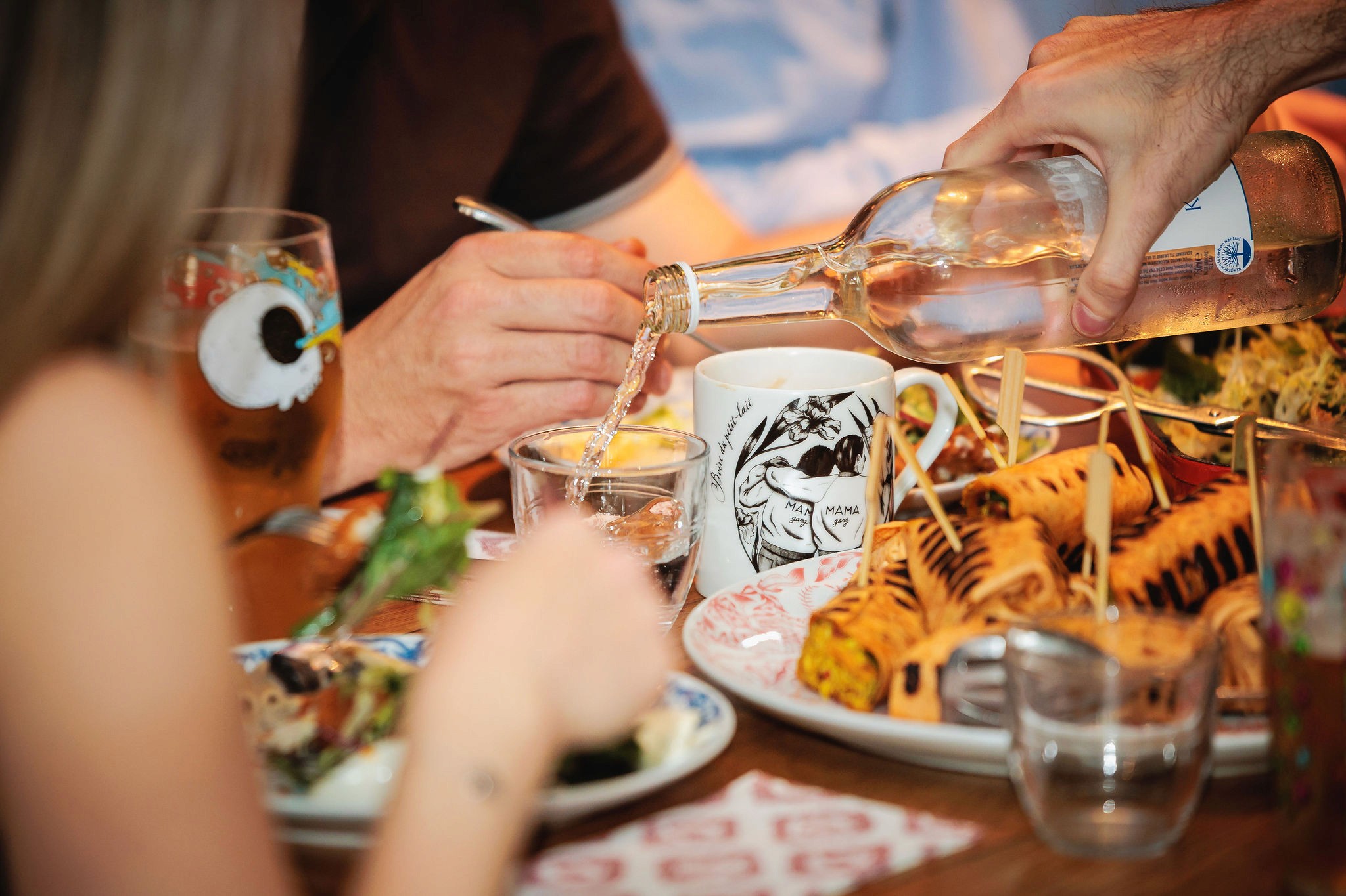 Snow-covered chalet venue for IQUW corporate ski event