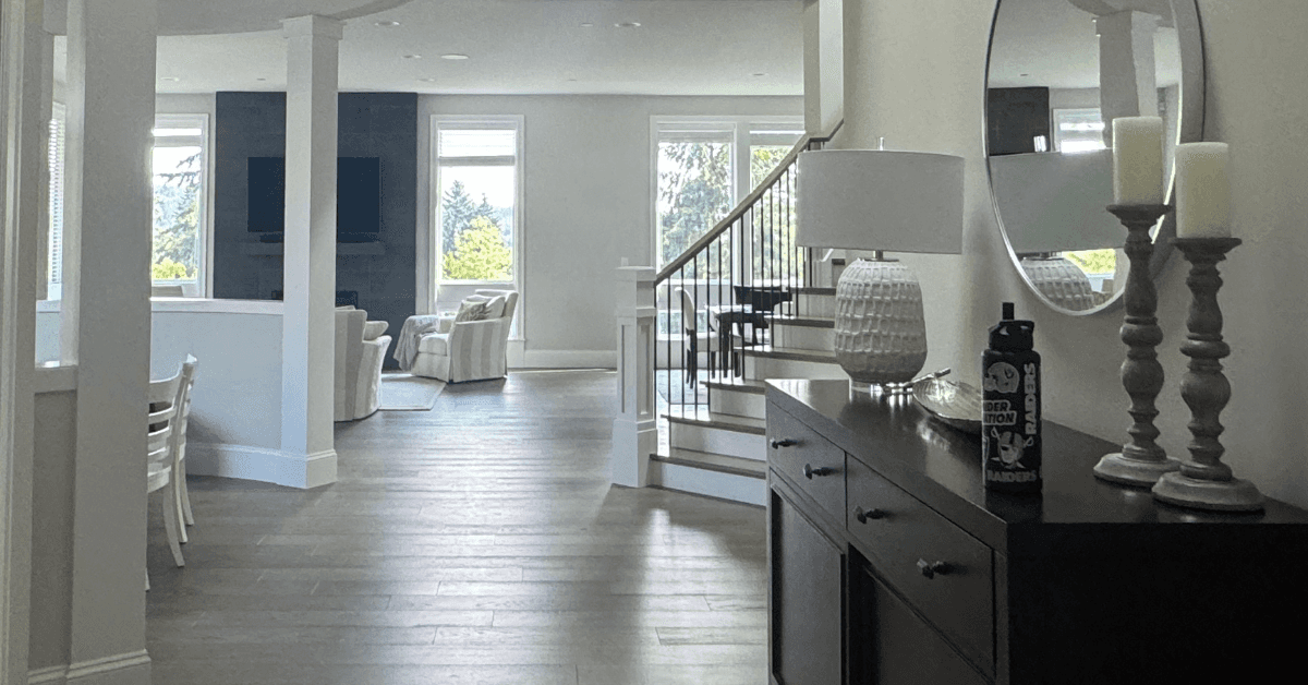 We're excited to share details from The Norkirk House: Entryway — one of our favorite interior design + professional organizing projects in Kirkland, Washington. This space plays a crucial role in managing the ebb and flow of a busy family, providing a clean and organized drop zone. It’s where guests are welcomed into a home that is both beautiful and thoughtfully functional.