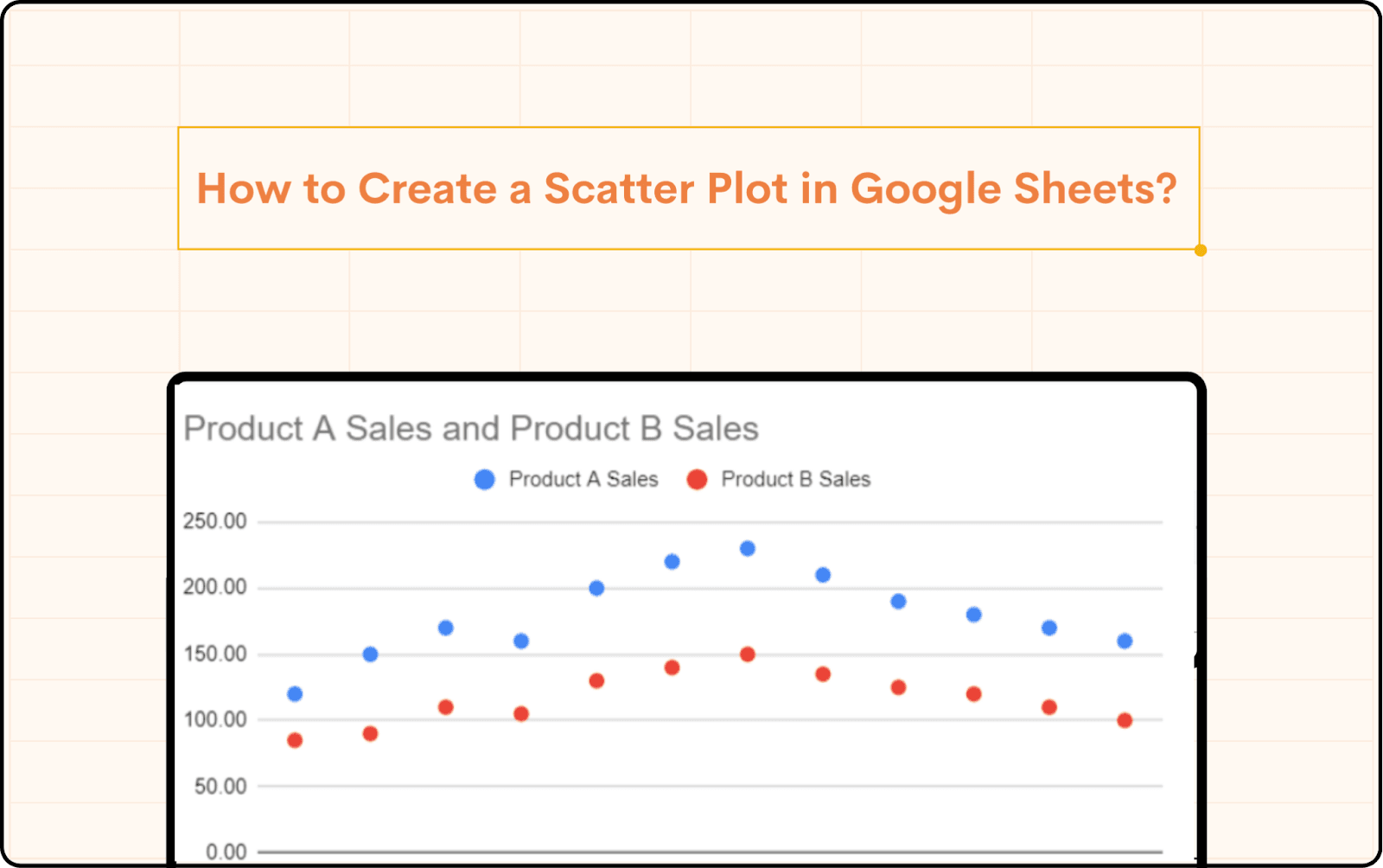 How to Create a Scatter Plot in Google Sheets