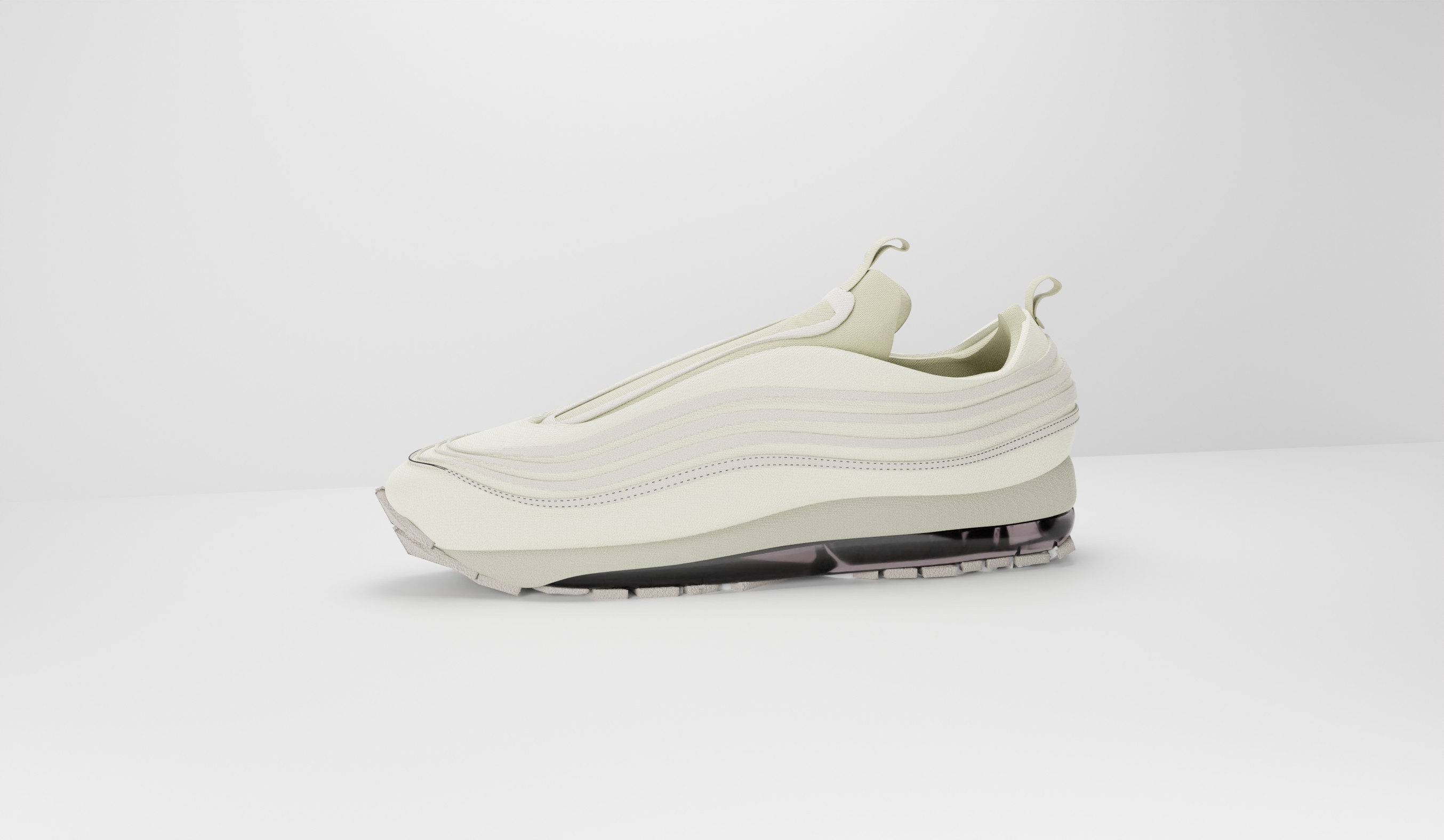 3D Nike Air max Shoe Model Colored Blender Render