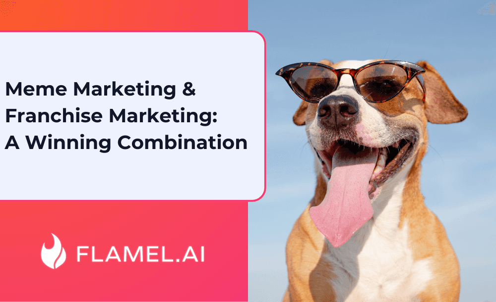 Banner image reading "Meme Marketing & Franchise Marketing: A Winning Combination"