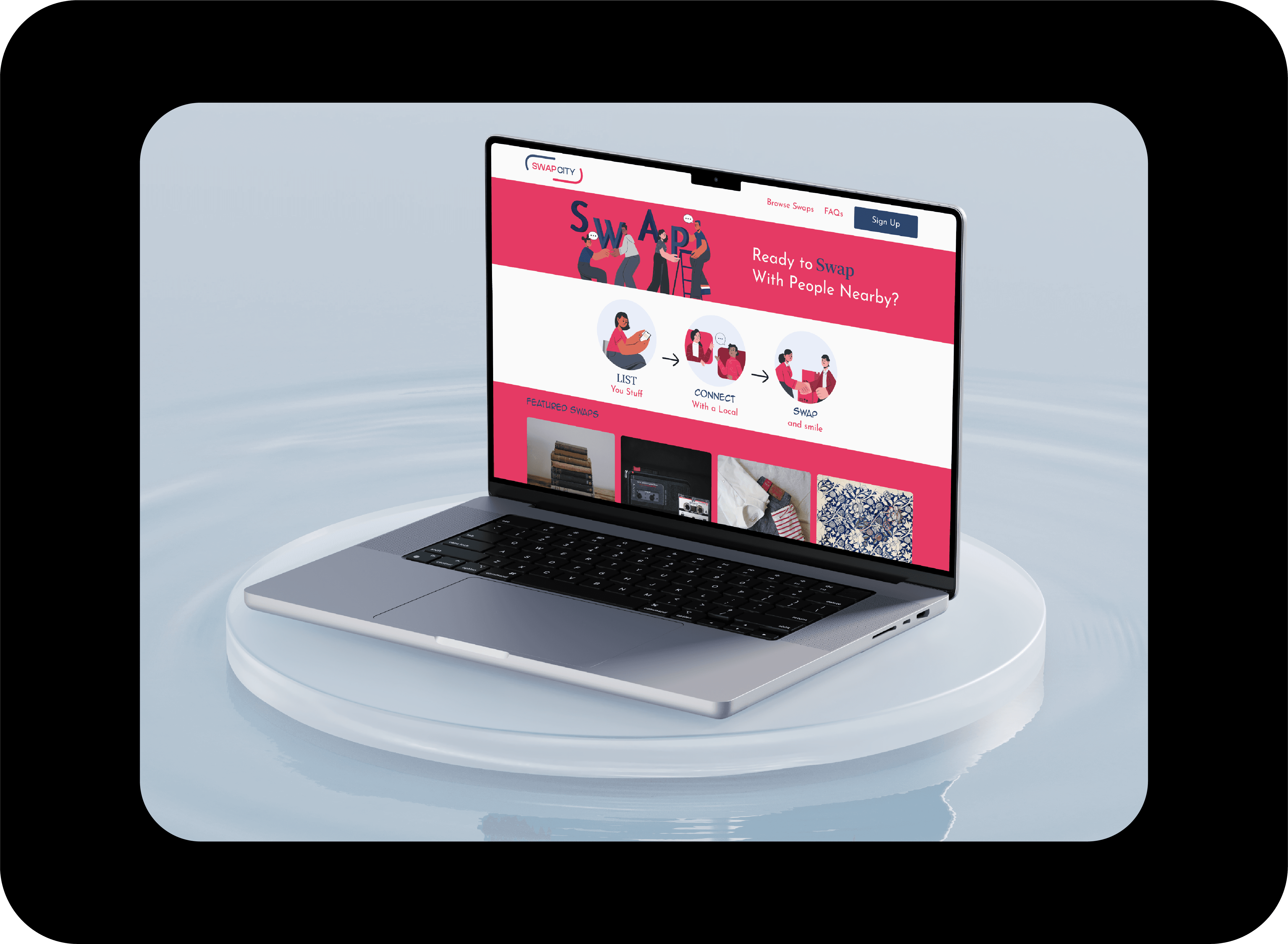 Swap City Website Homepage
