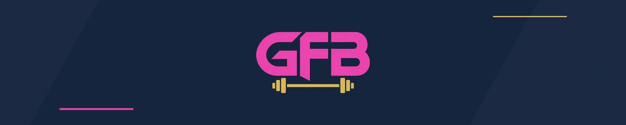 GETFITWBRITT LLC GFB logo on a navy banner