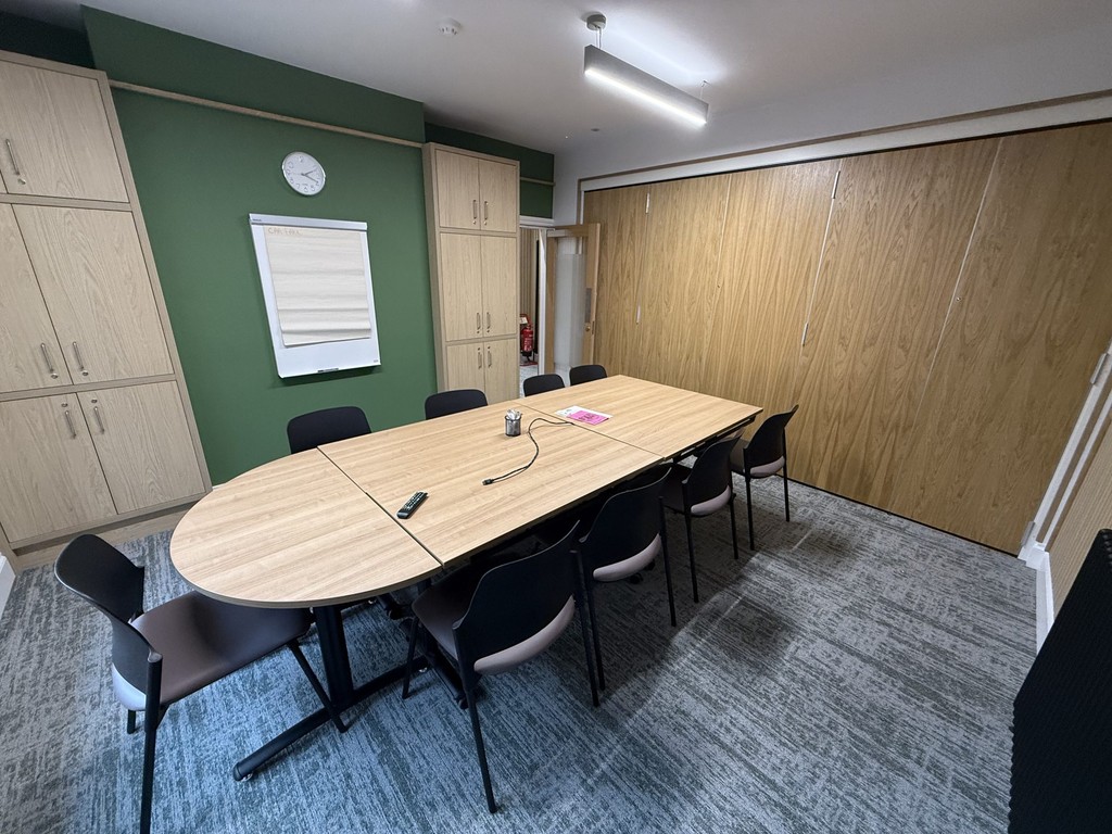 Room 3, with the folding partition closed