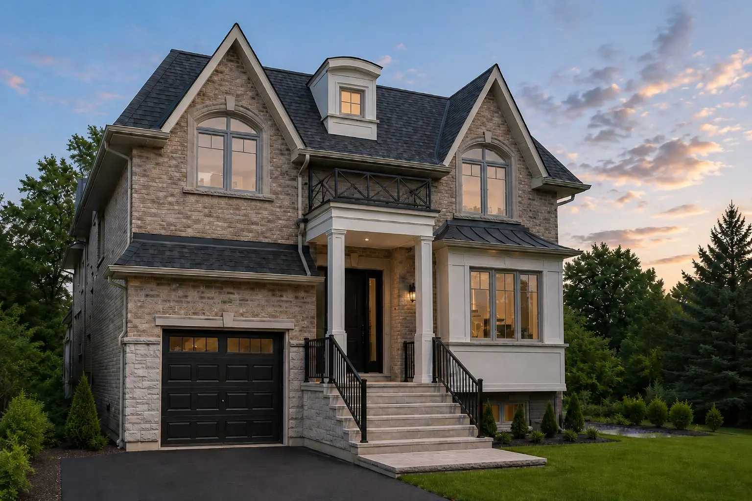 Custom built home on 45' lot in Scarborough's Cliffcrest neighbourhood.