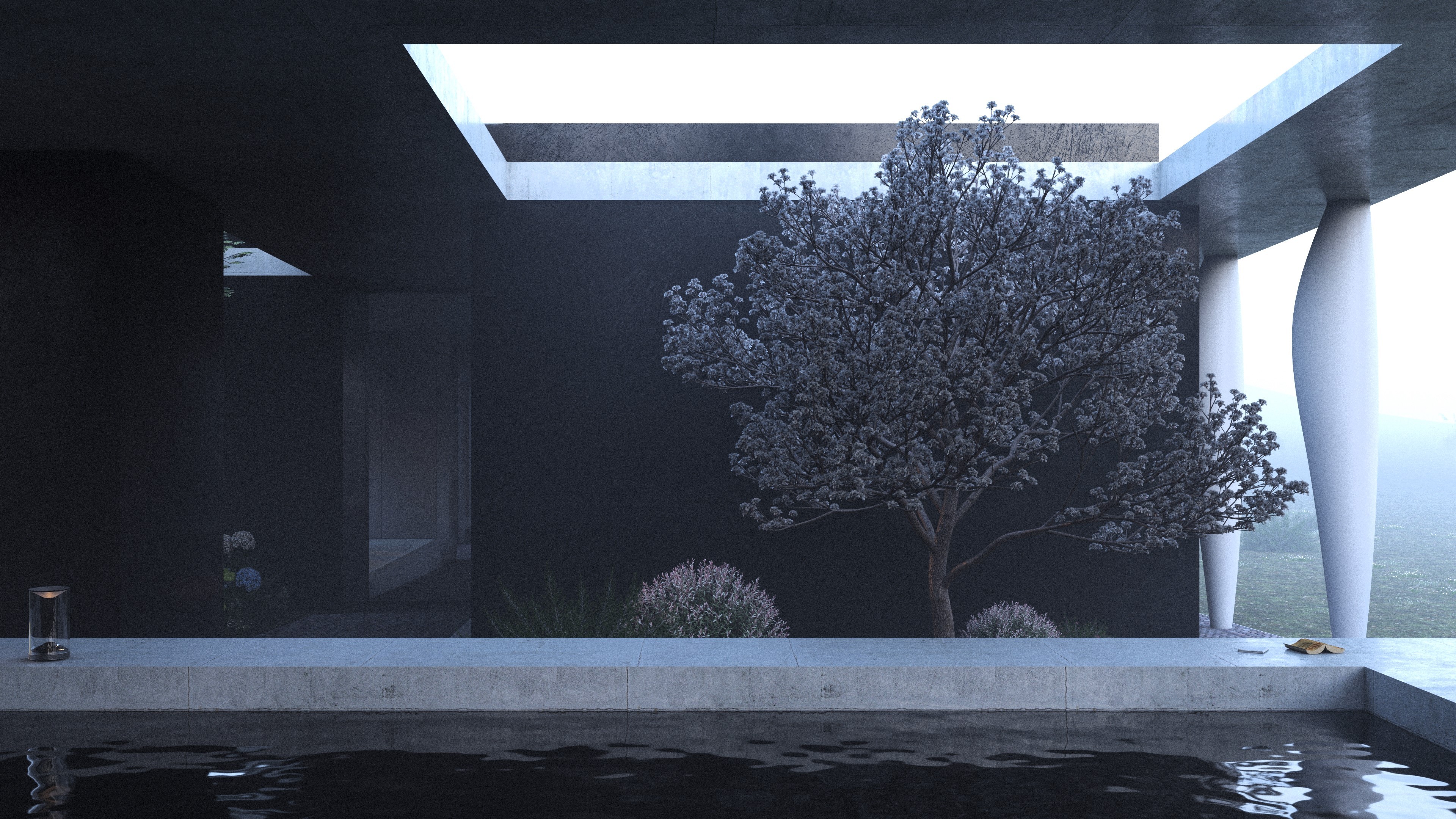 House on a slope image pool