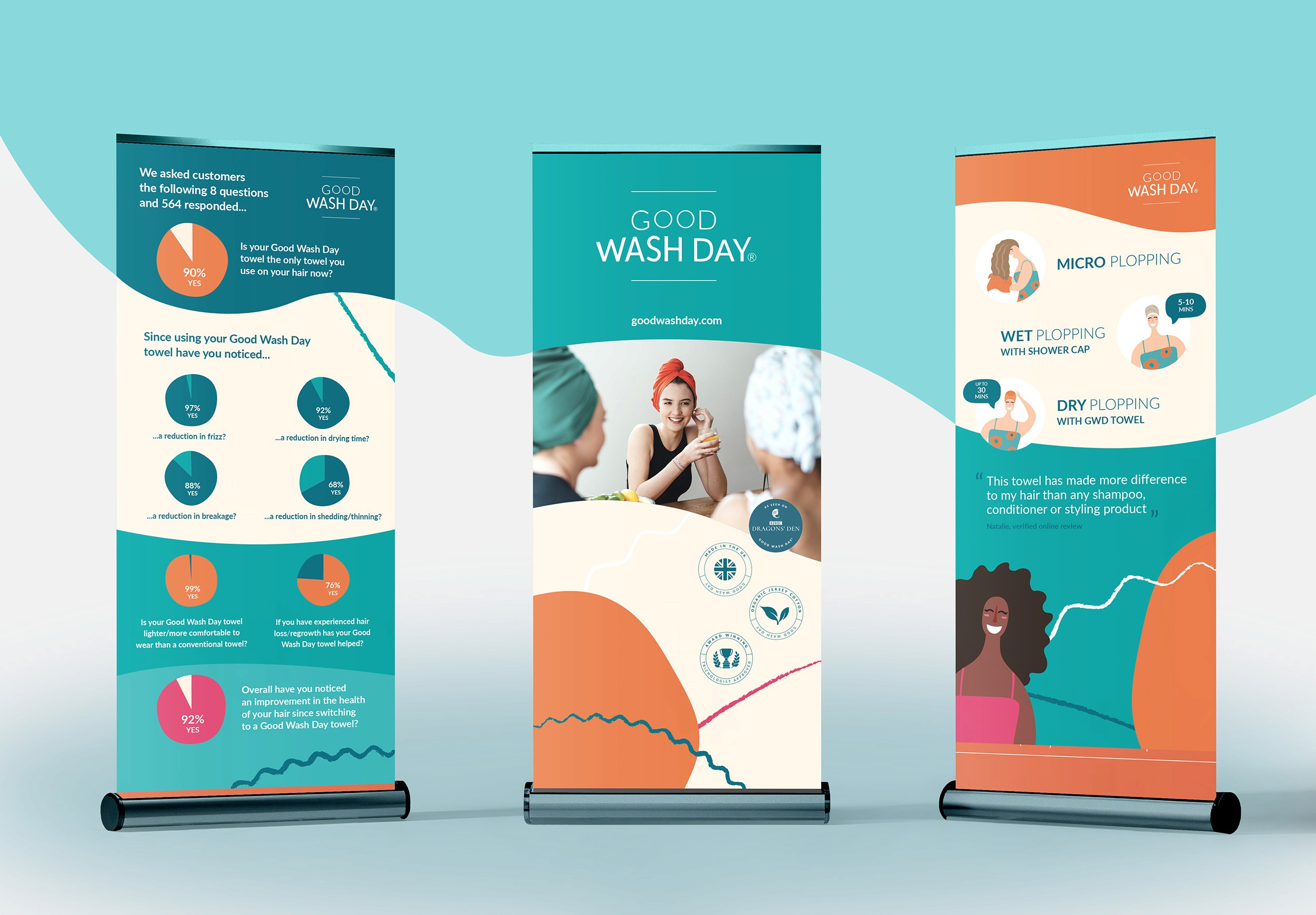 Good Wash Day banner print design
