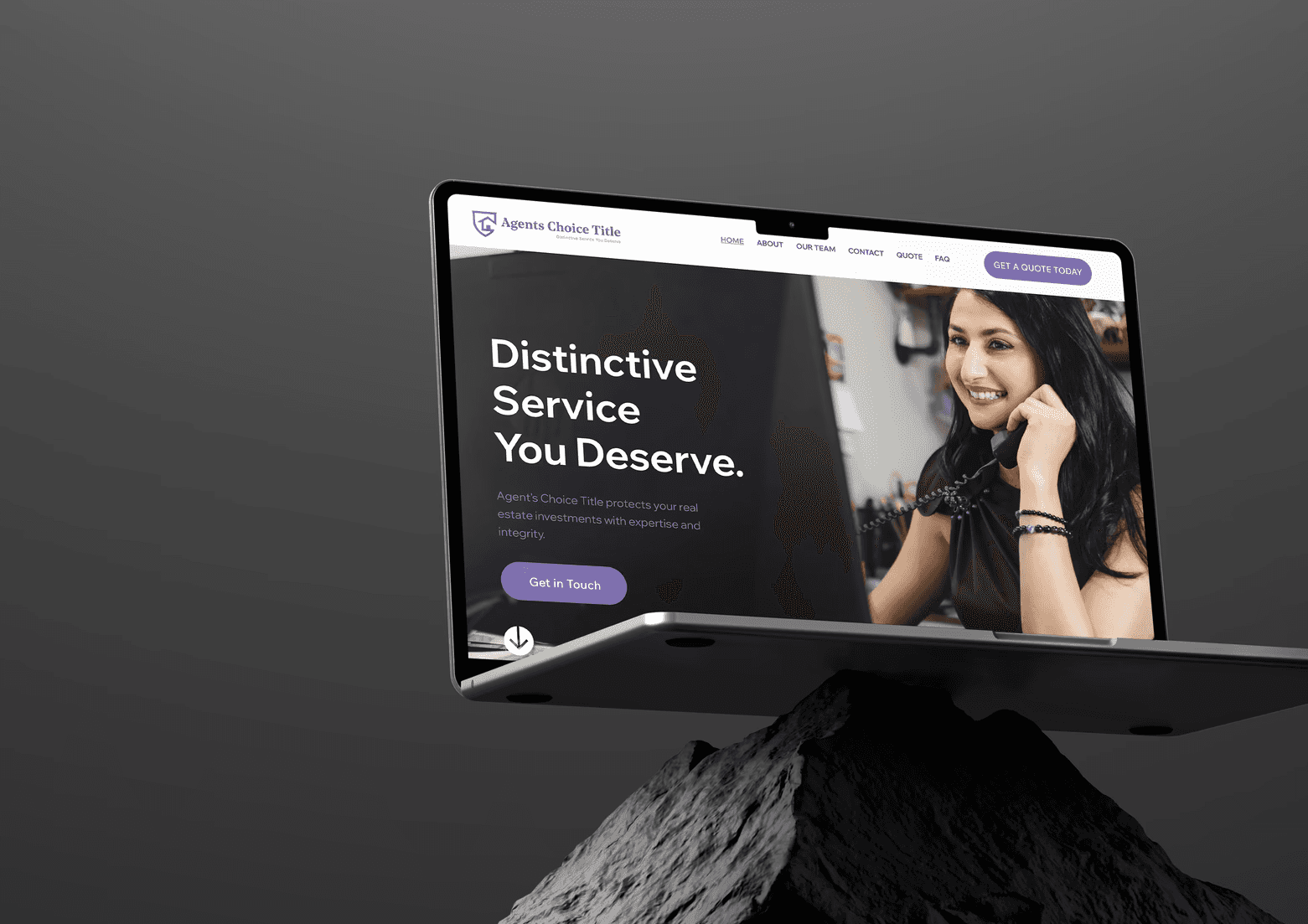 Laptop mockup