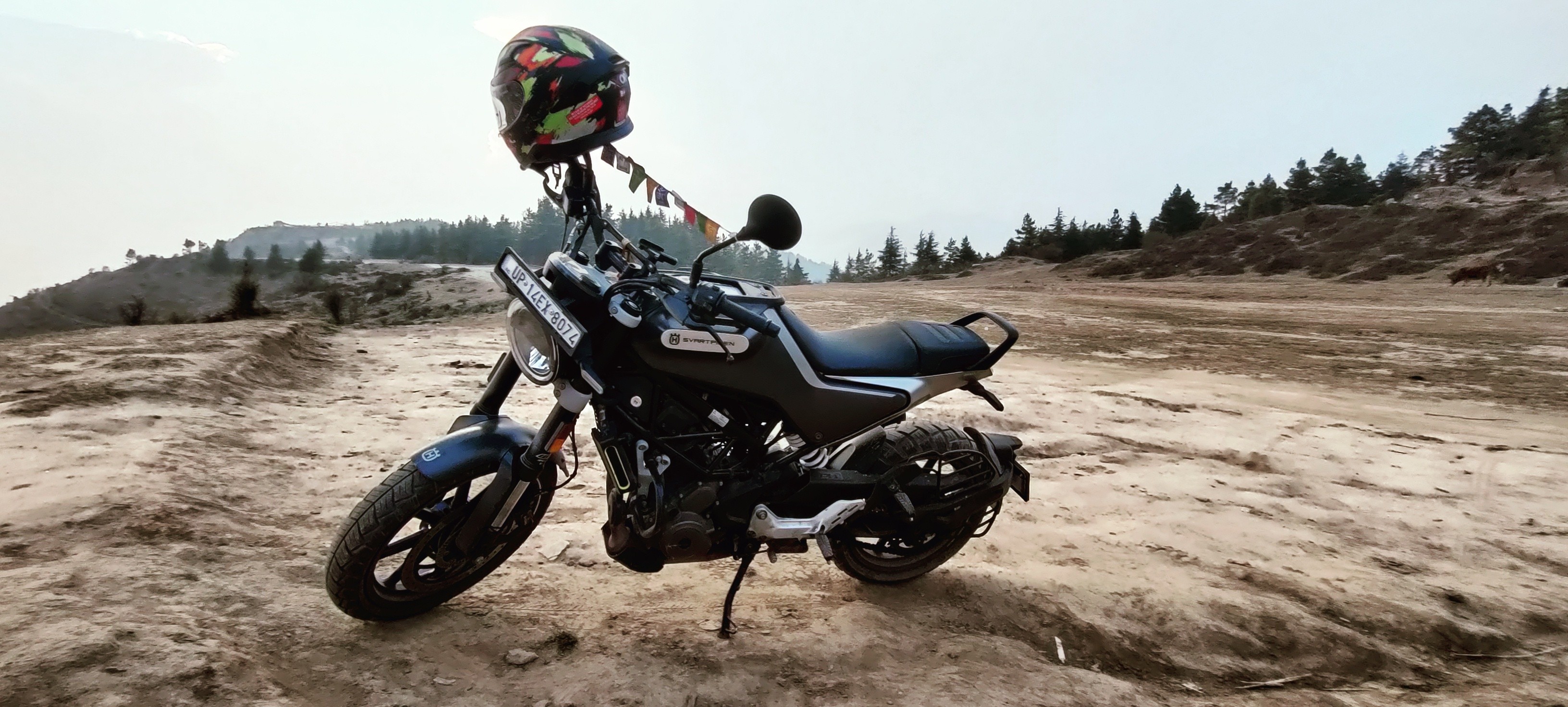 A young man riding a bicycle