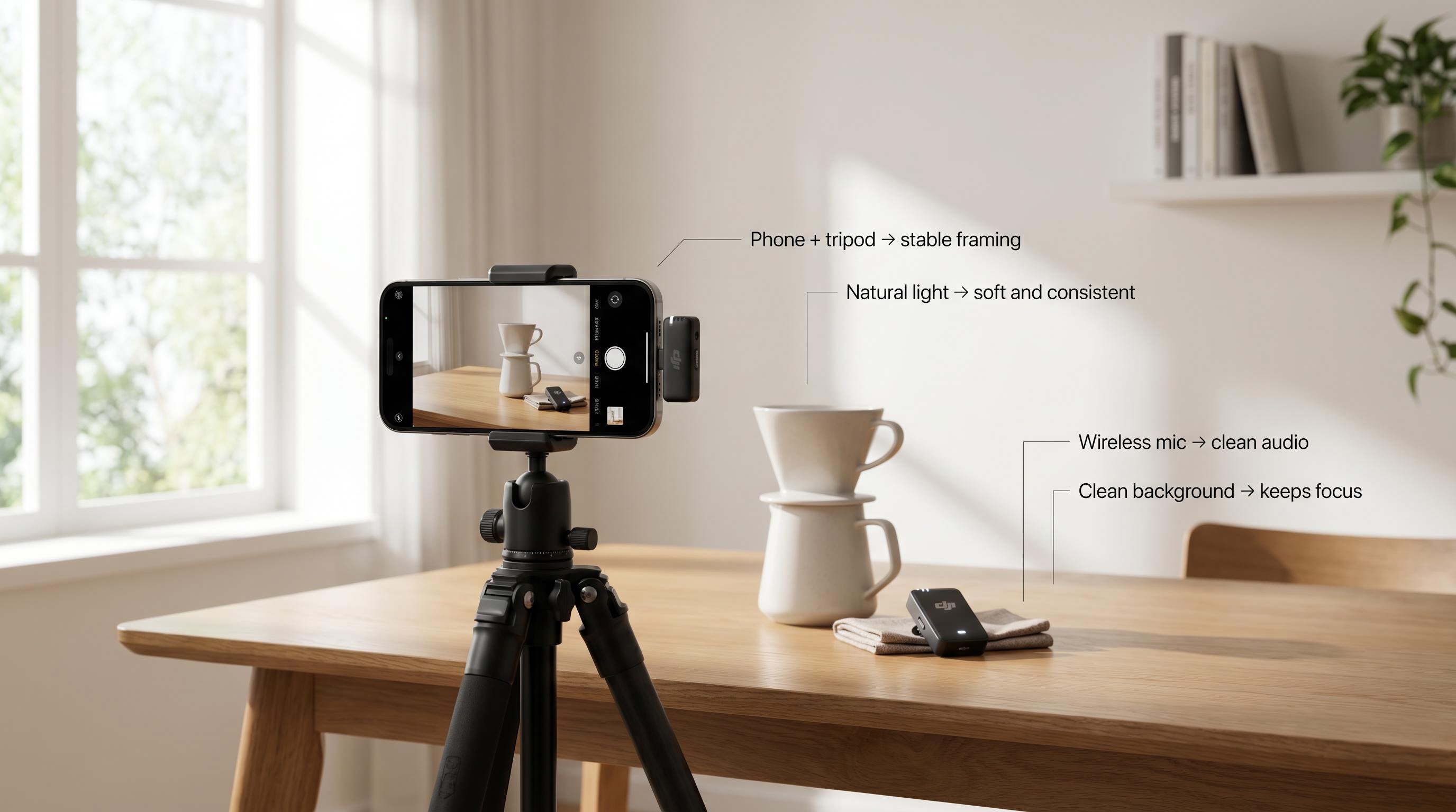 Recording product video