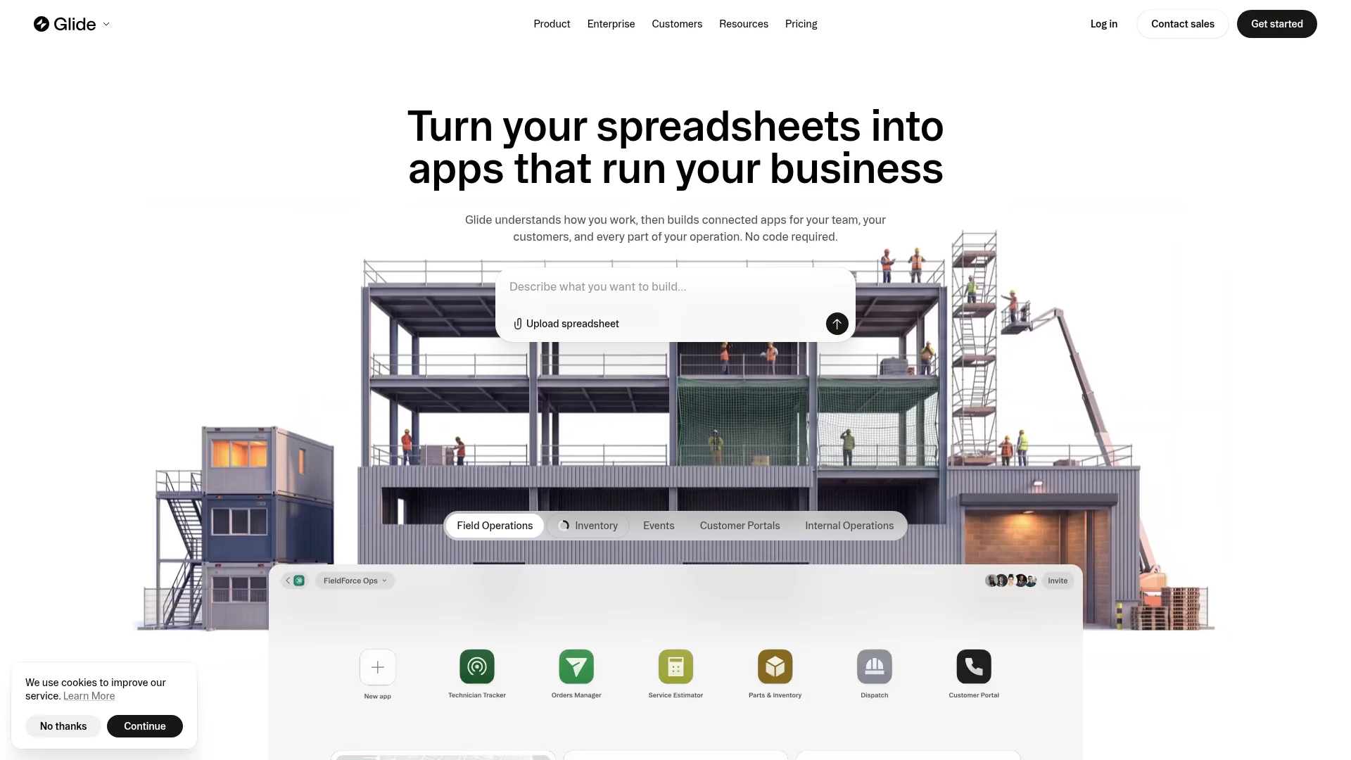 Glide spreadsheet-based app builder that only produces progressive web apps