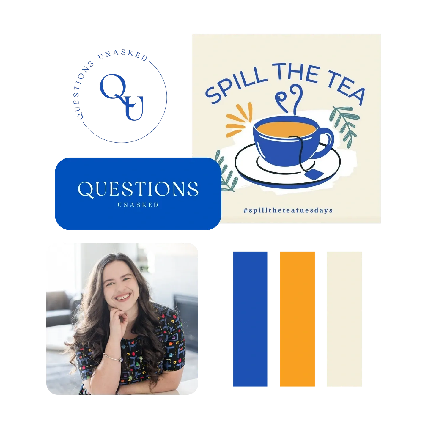 brand kit visual from a writer