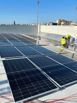 Placas solares en Mercadona 