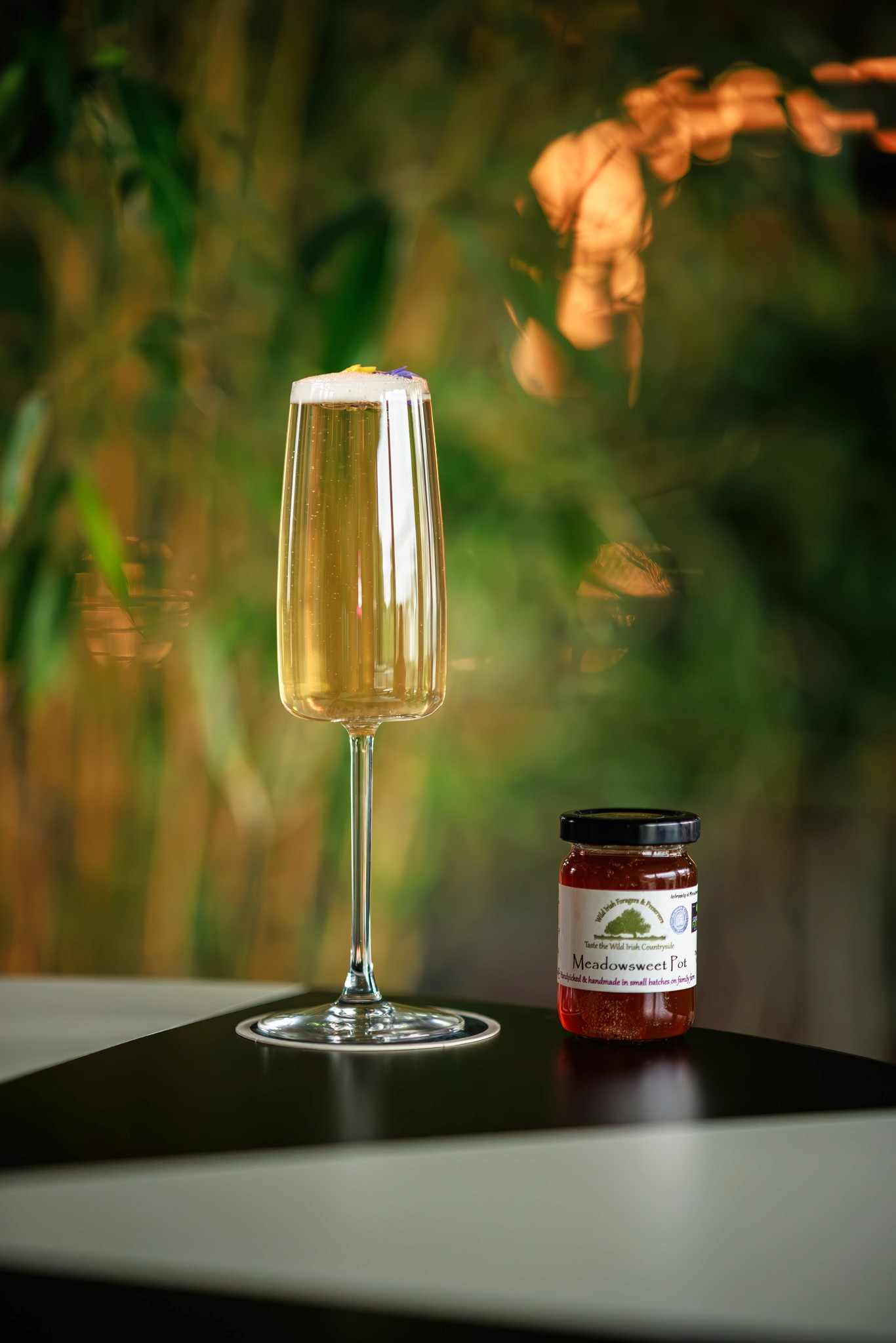 Meadowsweet Kir cocktail at Her Upstairs