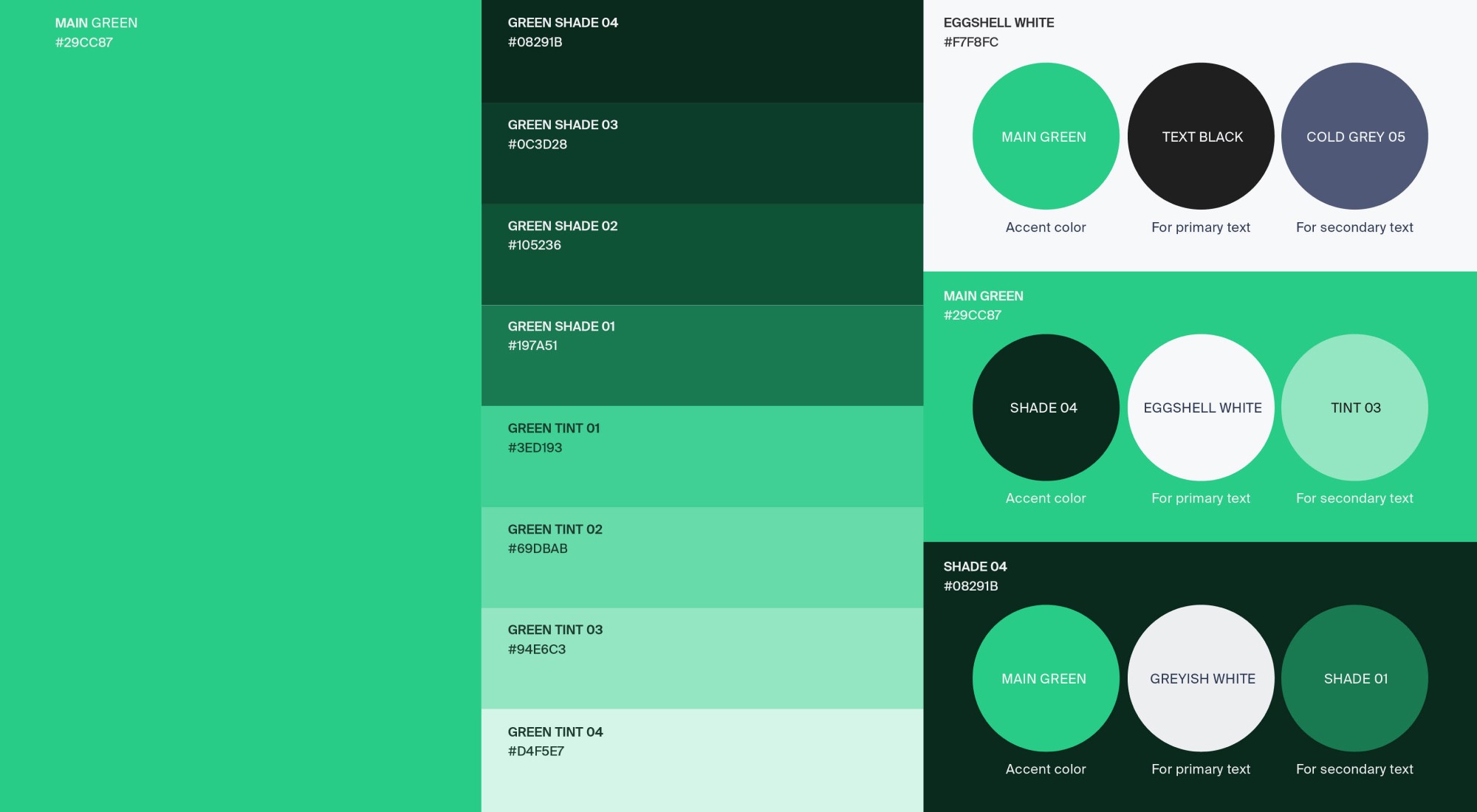 product sub-color palette