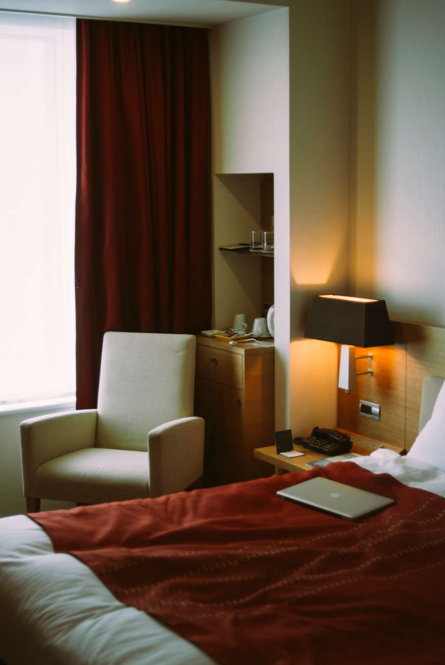 hotel desk detail