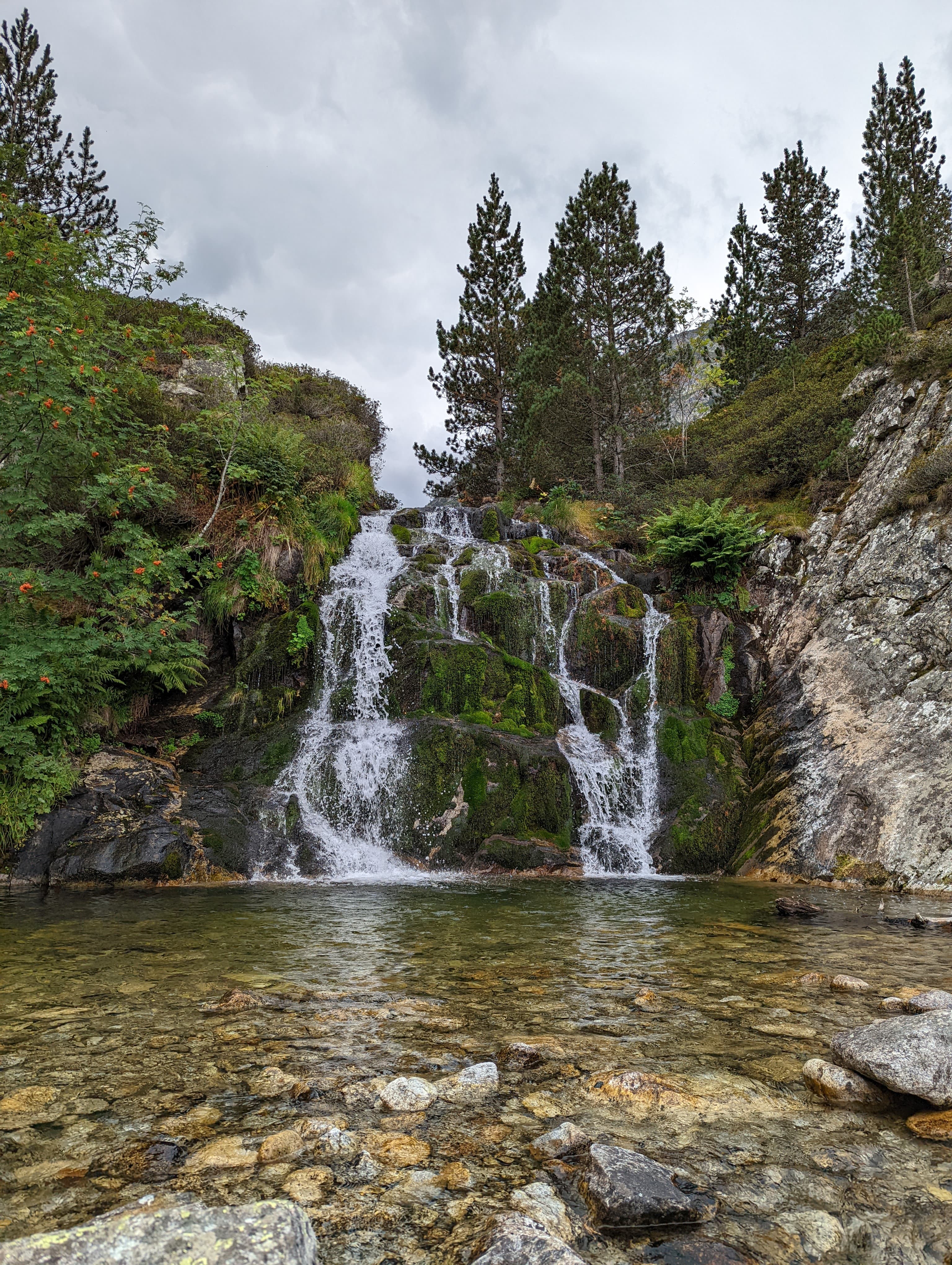 French nymphing in the Pyrenees: fishing in the wild Ariège rivers.