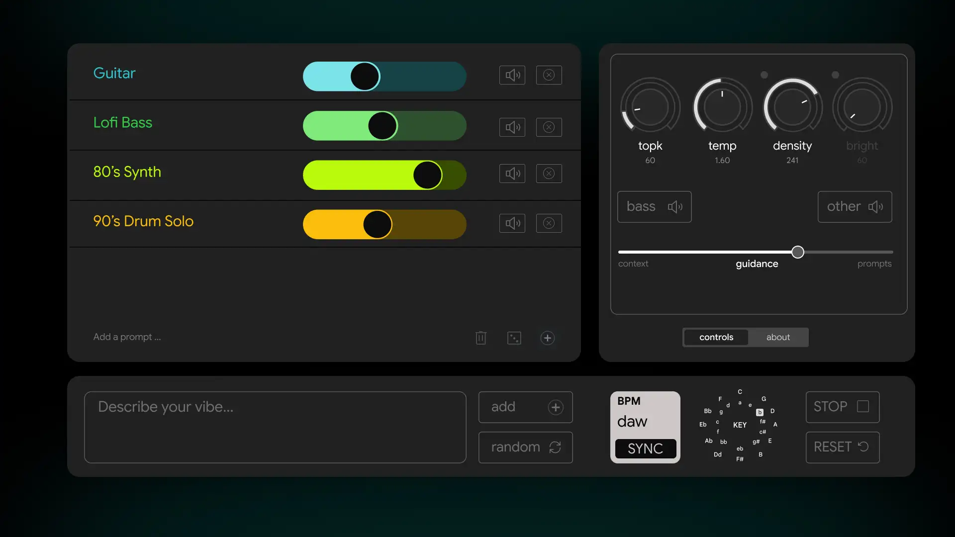 Google Lyria Product Interface