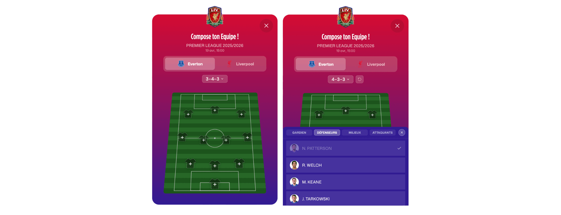 Fanzone Starting Line-Up