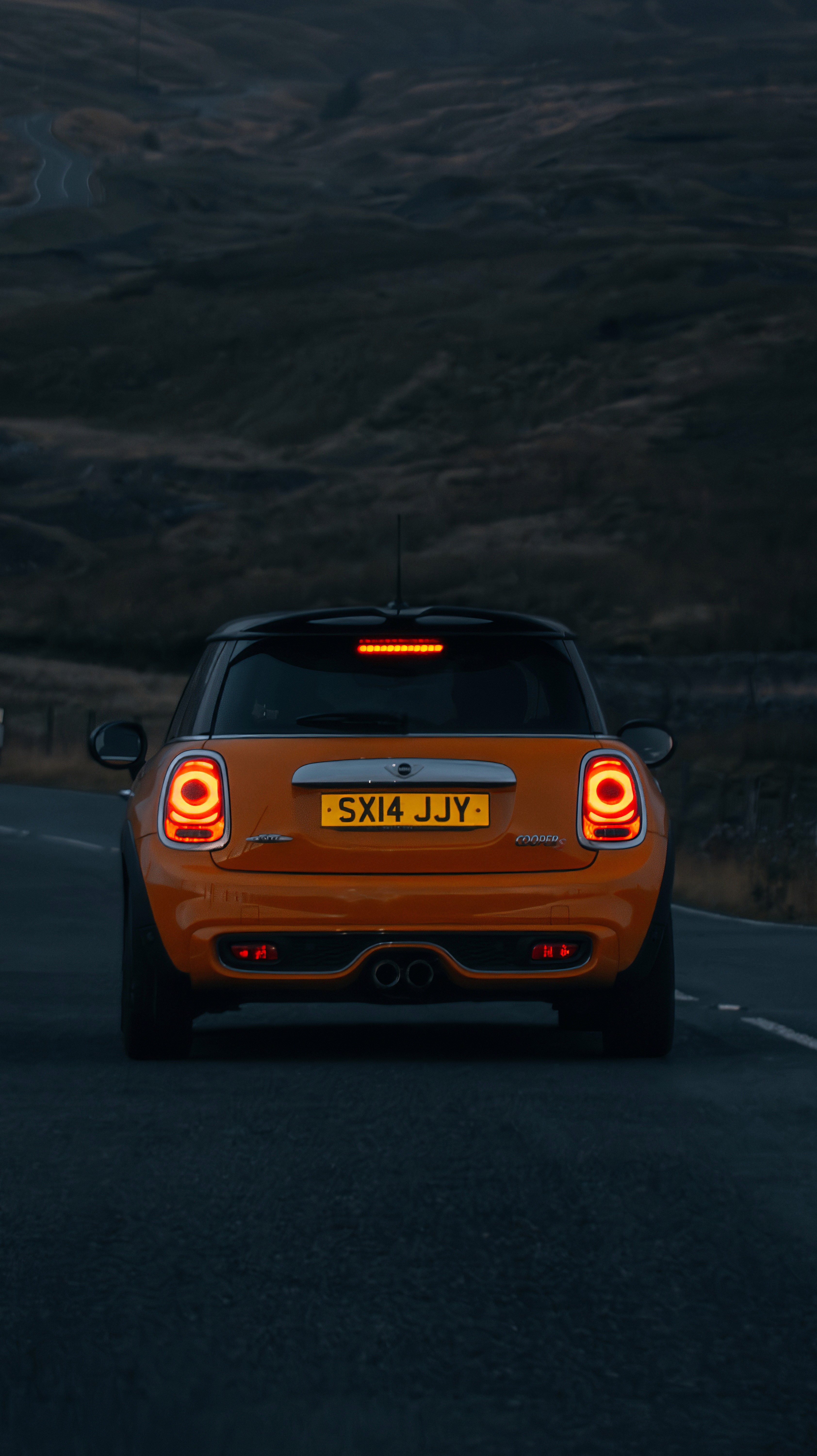 Mini JCW shot in the countryside