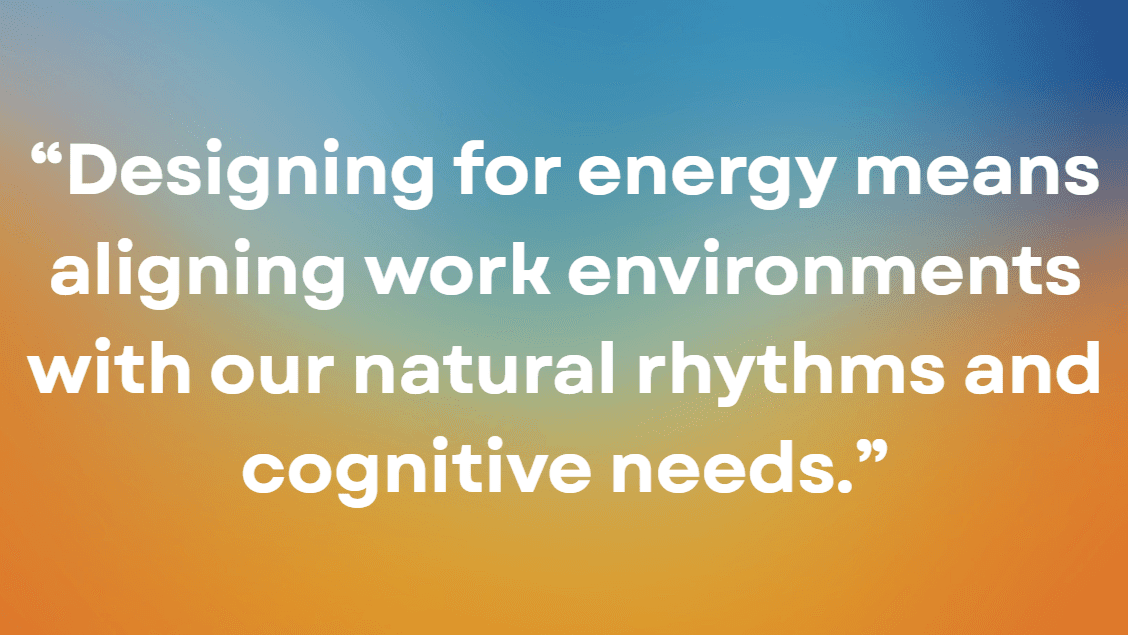 Header image for the Work/Shift Insights article "Designing for Energy, Not Just Activity"