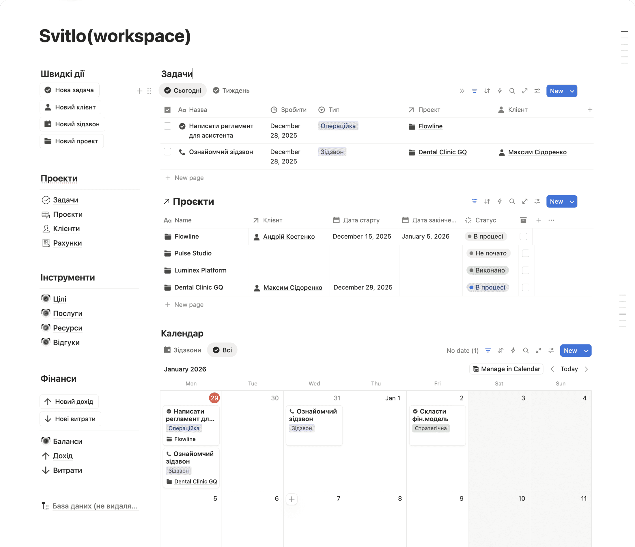 An image of Dreelio's dashboard