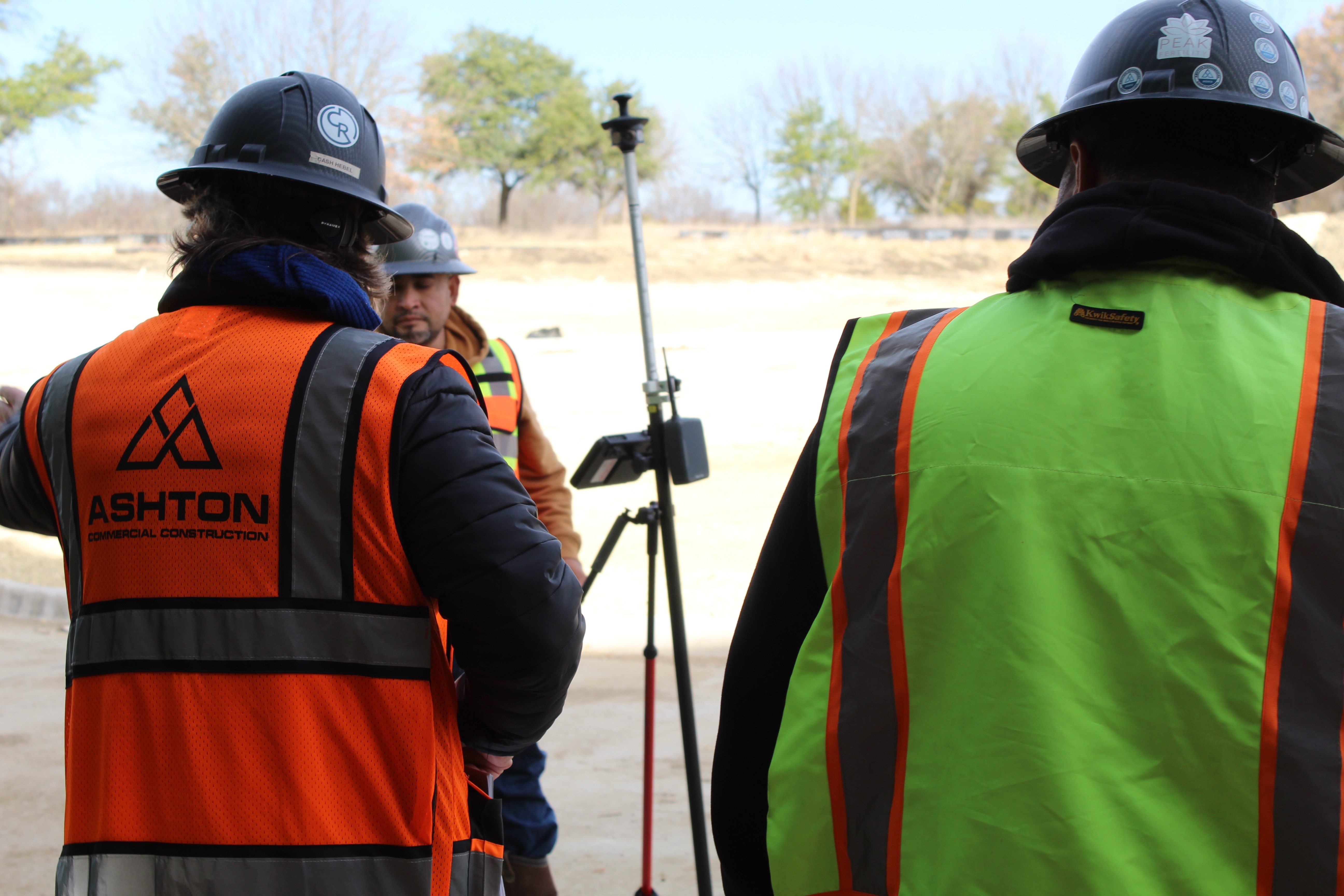 Design-build team collaborating on a project plan