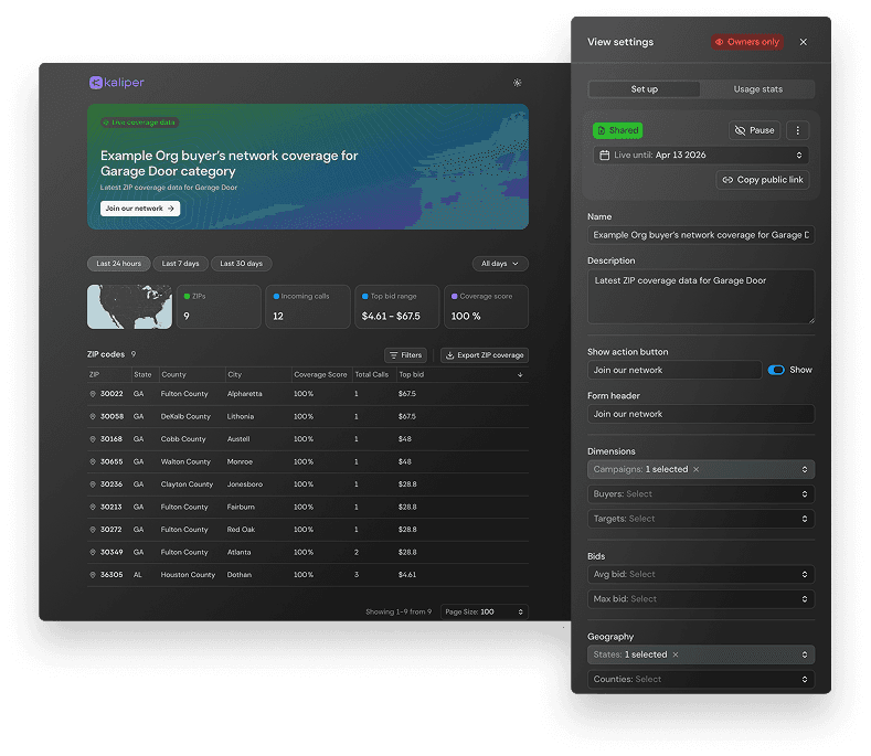 published coverage report pic