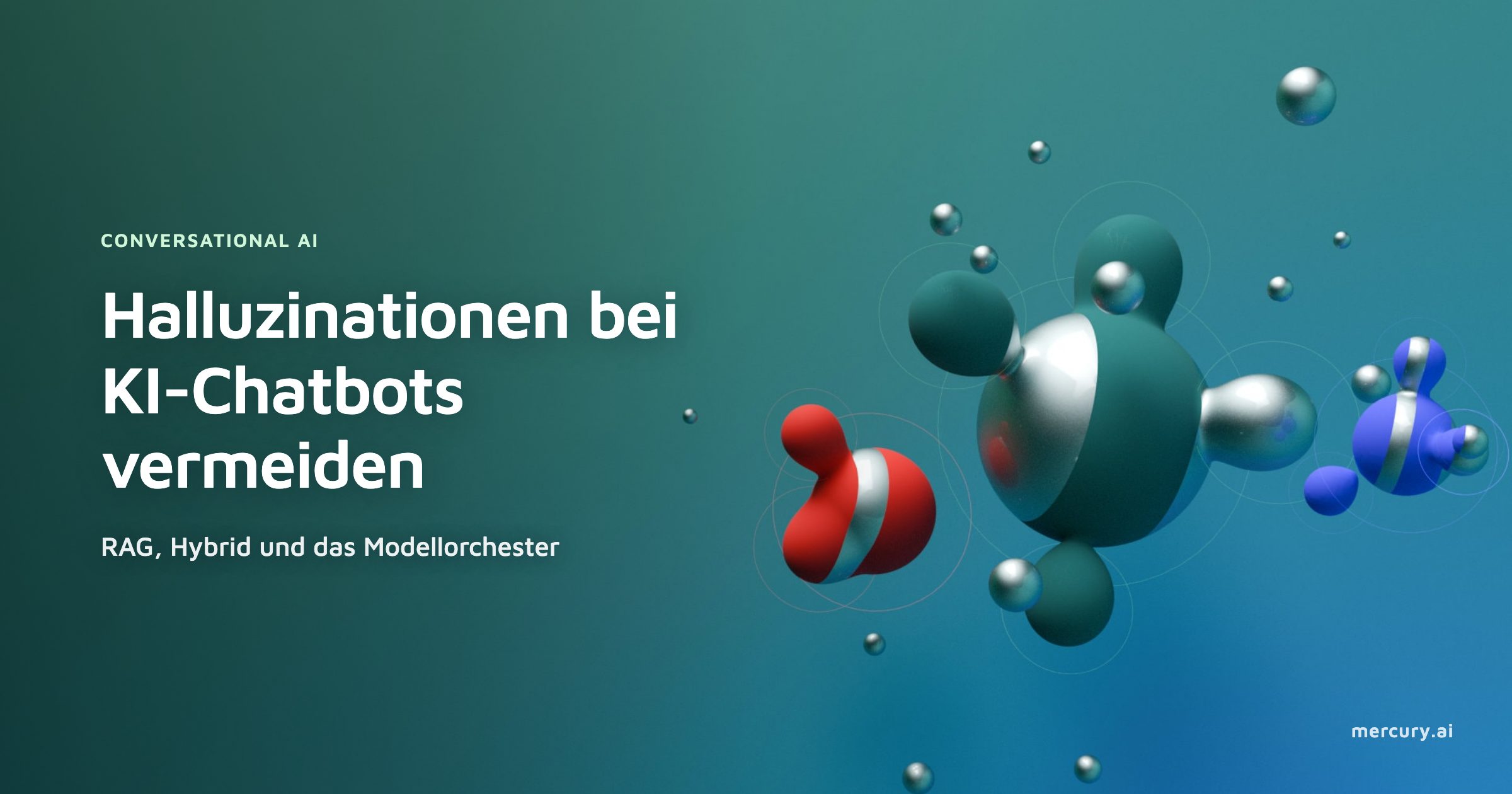 Titelbild zum Beitrag „Halluzinationen bei KI-Chatbots vermeiden: RAG, Hybrid und das Modellorchester“