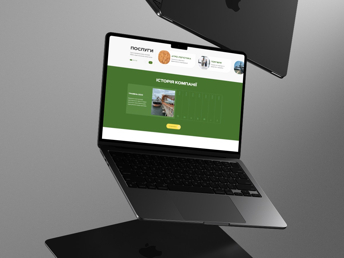 An example of the Work&Go website interface, developed by Codeska