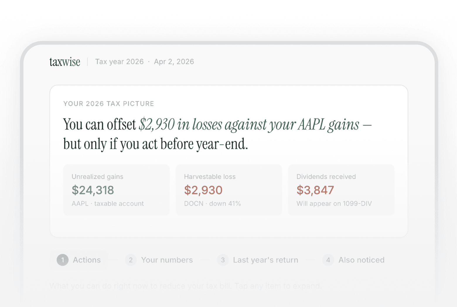 Tax prep dashboard image